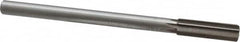 Interstate - 0.665" High Speed Steel Chucking Reamer - Straight Flute, 9/16" Straight Shank, 2-1/4" Flute Length, 9" OAL - Benchmark Tooling