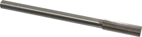 Interstate - 0.682" High Speed Steel Chucking Reamer - Straight Flute, 9/16" Straight Shank, 2-1/4" Flute Length, 9" OAL - Benchmark Tooling