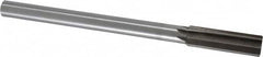 Interstate - 0.753" High Speed Steel Chucking Reamer - Straight Flute, 5/8" Straight Shank, 2-1/2" Flute Length, 9-1/2" OAL - Benchmark Tooling