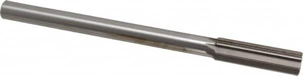 Interstate - 0.762" High Speed Steel Chucking Reamer - Straight Flute, 5/8" Straight Shank, 2-1/2" Flute Length, 9-1/2" OAL - Benchmark Tooling