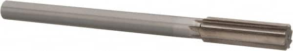 Interstate - 0.763" High Speed Steel Chucking Reamer - Straight Flute, 5/8" Straight Shank, 2-1/2" Flute Length, 9-1/2" OAL - Benchmark Tooling