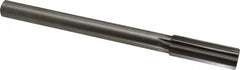 Interstate - 0.878" High Speed Steel Chucking Reamer - Straight Flute, 3/4" Straight Shank, 2-5/8" Flute Length, 10" OAL - Benchmark Tooling