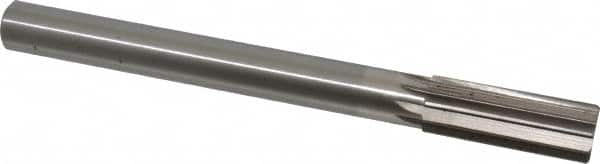 Interstate - 1" High Speed Steel Chucking Reamer - Straight Flute, 7/8" Straight Shank, 2-3/4" Flute Length, 10-1/2" OAL - Benchmark Tooling