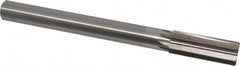 Interstate - 1" High Speed Steel Chucking Reamer - Straight Flute, 7/8" Straight Shank, 2-3/4" Flute Length, 10-1/2" OAL - Benchmark Tooling