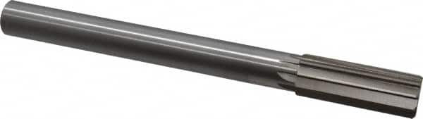 Interstate - 1" High Speed Steel Chucking Reamer - Straight Flute, 7/8" Straight Shank, 2-3/4" Flute Length, 10-1/2" OAL - Benchmark Tooling