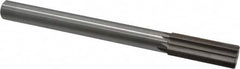 Interstate - 1" High Speed Steel Chucking Reamer - Straight Flute, 7/8" Straight Shank, 2-3/4" Flute Length, 10-1/2" OAL - Benchmark Tooling