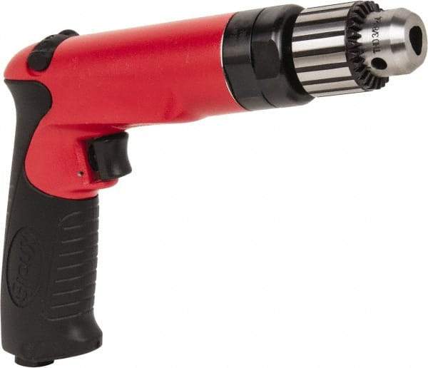 Sioux Tools - 3/8" Reversible Keyed Chuck - Pistol Grip Handle, 2,000 RPM, 14.16 LPS, 30 CFM, 1 hp - Benchmark Tooling