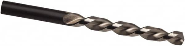 Guhring - 5.2mm 130° High Speed Steel Jobber Drill - Bright Finish, Left Hand Cut, Parabolic Flute, 86mm OAL, Cone Relief Point - Benchmark Tooling