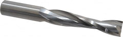 Onsrud - 1/2" Cutting Diam x 2-1/8" Length of Cut, 2 Flute, Upcut Spiral Router Bit - Uncoated, Right Hand Cut, Solid Carbide, 4" OAL x 1/2" Shank Diam, Double Edge, 22° Helix Angle - Benchmark Tooling