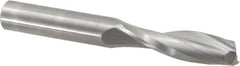 Onsrud - 5/8" Cutting Diam x 2-1/4" Length of Cut, 2 Flute, Upcut Spiral Router Bit - Uncoated, Right Hand Cut, Solid Carbide, 5" OAL x 5/8" Shank Diam, Double Edge, 22° Helix Angle - Benchmark Tooling