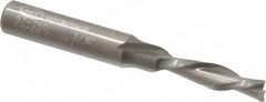 Onsrud - 3/16" Cutting Diam x 3/4" Length of Cut, 2 Flute, Downcut Spiral Router Bit - Uncoated, Right Hand Cut, Solid Carbide, 2" OAL x 1/4" Shank Diam, Double Edge, 30° Helix Angle - Benchmark Tooling