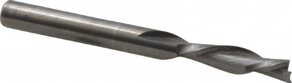 Onsrud - 3/16" Cutting Diam x 3/4" Length of Cut, 2 Flute, Downcut Spiral Router Bit - Uncoated, Right Hand Cut, Solid Carbide, 2" OAL x 3/16" Shank Diam, Double Edge - Benchmark Tooling