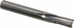 Onsrud - 3/8" Cutting Diam x 5/8" Length of Cut, 3 Flute, Downcut Spiral Router Bit - Uncoated, Right Hand Cut, Solid Carbide, 3" OAL x 3/8" Shank Diam, Three Edge, 10° Helix Angle - Benchmark Tooling