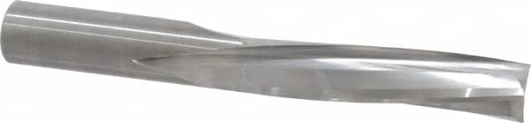 Onsrud - 3/4" Cutting Diam x 3-1/8" Length of Cut, 3 Flute, Downcut Spiral Router Bit - Uncoated, Right Hand Cut, Solid Carbide, 6" OAL x 3/4" Shank Diam, Three Edge, 10° Helix Angle - Benchmark Tooling