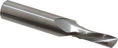 Onsrud - 5/16" Cutting Diam x 3/4" Length of Cut, 1 Flute, Downcut Spiral Router Bit - Uncoated, Right Hand Cut, Solid Carbide, 3" OAL x 1/2" Shank Diam, Single Edge, 22° Helix Angle - Benchmark Tooling