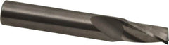 Onsrud - 3/8" Cutting Diam x 5/8" Length of Cut, 1 Flute, Upcut Spiral Router Bit - Uncoated, Right Hand Cut, Solid Carbide, 2-1/2" OAL x 3/8" Shank Diam, Single Edge, 21° Helix Angle - Benchmark Tooling