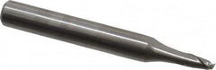 Onsrud - 1/8" Cutting Diam x 1/4" Length of Cut, 2 Flute, Upcut Spiral Router Bit - Uncoated, Right Hand Cut, Solid Carbide, 2" OAL x 1/4" Shank Diam, Bottom-Surfacing, 30° Helix Angle - Benchmark Tooling