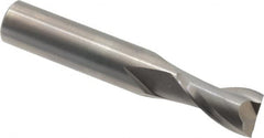 Onsrud - 1/2" Cutting Diam x 7/8" Length of Cut, 2 Flute, Upcut Spiral Router Bit - Uncoated, Right Hand Cut, Solid Carbide, 3" OAL x 1/2" Shank Diam, Bottom-Surfacing, 30° Helix Angle - Benchmark Tooling