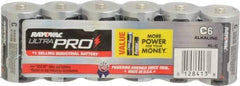 Rayovac - Size C, Alkaline, 6 Pack, Standard Battery - 1.5 Volts, Button Tab Terminal - Benchmark Tooling