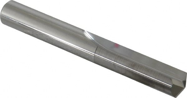 Die Drill Bit: 1/2″ Dia, 140 °, Solid Carbide Bright Finish, 2-1/4″ Flute Length, 3-3/4″ OAL