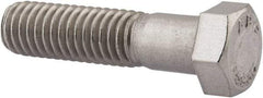 Value Collection - 7/16-14 UNC, 1-3/4" Length Under Head Hex Head Cap Screw - Partially Threaded, Grade 18-8 Stainless Steel, Uncoated, 5/8" Hex - Benchmark Tooling