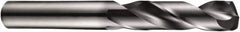 DORMER - 0.6102" 140° Spiral Flute Solid Carbide Screw Machine Drill Bit - TiAlN Finish, Right Hand Cut, 65mm Flute Length, 115mm OAL, Four Facet Split Point, Straight Shank, Through Coolant - Benchmark Tooling