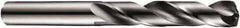 DORMER - 27/64" 140° Solid Carbide Jobber Drill - TiAlN Finish, Right Hand Cut, Spiral Flute, Straight Shank, 118mm OAL, Four Facet Split Point - Benchmark Tooling