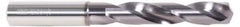 DORMER - Letter H 140° Solid Carbide Jobber Drill - TiAlN Finish, Right Hand Cut, Spiral Flute, Straight Shank, 91mm OAL, Four Facet Split Point - Benchmark Tooling