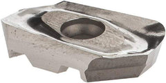 Iscar - HM90 AXCR150525 P Grade IC28 Carbide Milling Insert - Uncoated, 0.197" Thick, 2.5mm Corner Radius - Benchmark Tooling