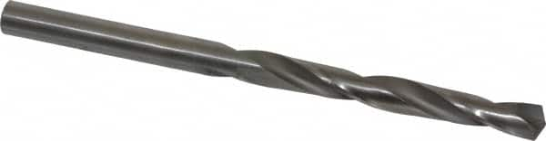 Made in USA - 25/64" Diam, 6" OAL Bright Carbide-Tipped Aircraft Extension Drill Bit - 135° Point Angle - Benchmark Tooling