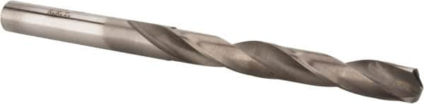 Made in USA - 7/16" Diam, 6" OAL Bright Carbide-Tipped Aircraft Extension Drill Bit - 135° Point Angle - Benchmark Tooling