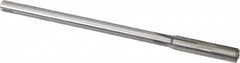 Made in USA - 0.336" Carbide-Tipped 4 Flute Chucking Reamer - Straight Flute, 9/32" Straight Shank, 1-1/2" Flute Length, 6" OAL - Benchmark Tooling