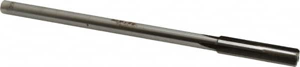 Made in USA - 0.346" Carbide-Tipped 4 Flute Chucking Reamer - Straight Flute, 9/32" Straight Shank, 1-1/2" Flute Length, 6" OAL - Benchmark Tooling