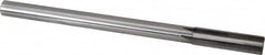 Made in USA - 0.655" Carbide-Tipped 6 Flute Chucking Reamer - Straight Flute, 9/16" Straight Shank, 2-1/4" Flute Length, 9" OAL - Benchmark Tooling