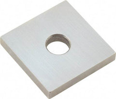 Mitutoyo - 0.142" Square Steel Gage Block - Accuracy Grade 0, Includes Certificate of Inspection - Benchmark Tooling