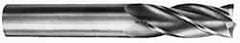 M.A. Ford - 7/16", 1" LOC, 7/16" Shank Diam, 2-3/4" OAL, 2 Flute, Solid Carbide Square End Mill - Benchmark Tooling