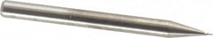 M.A. Ford - 0.007", 0.014" LOC, 1/8" Shank Diam, 1-1/2" OAL, 2 Flute, Solid Carbide Square End Mill - Single End, Uncoated, Spiral Flute, 30° Helix, Centercutting, Right Hand Cut, Right Hand Flute, Series 164 - Benchmark Tooling
