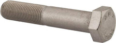 Value Collection - 1/2-20 UNF, 2-3/4" Length Under Head Hex Head Cap Screw - Partially Threaded, Grade 18-8 Stainless Steel, Uncoated, 3/4" Hex - Benchmark Tooling