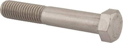 Value Collection - 9/16-12 UNC, 3-1/2" Length Under Head Hex Head Cap Screw - Partially Threaded, Grade 18-8 Stainless Steel, Uncoated, 13/16" Hex - Benchmark Tooling