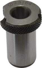 Value Collection - Type SF, 23/64" Inside Diam, Head, Slip Fixed Drill Bushing - 5/8" Body Outside Diam, 1" Length Under Head, Steel, LS-TW-2 Compatible - Benchmark Tooling