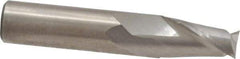 M.A. Ford - 3/8", 5/8" LOC, 3/8" Shank Diam, 2" OAL, 2 Flute, Solid Carbide Square End Mill - Single End, Uncoated, Spiral Flute, 30° Helix, Centercutting, Right Hand Cut, Right Hand Flute, Series 164 - Benchmark Tooling