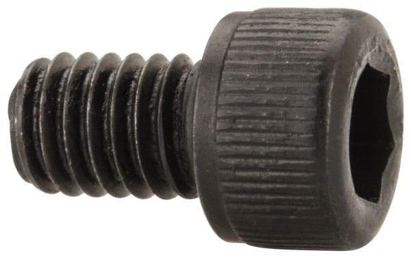 Value Collection - #8-36 UNF Hex Socket Drive, Socket Cap Screw - Alloy Steel, Black Oxide Finish, Fully Threaded, 1/4" Length Under Head - Benchmark Tooling