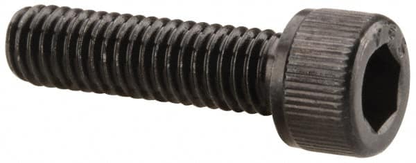 Value Collection - #8-36 UNF Hex Socket Drive, Socket Cap Screw - Alloy Steel, Black Oxide Finish, Fully Threaded, 5/8" Length Under Head - Benchmark Tooling