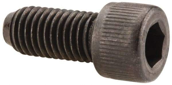 Value Collection - 1/4-28 UNF Hex Socket Drive, Socket Cap Screw - Alloy Steel, Black Oxide Finish, Fully Threaded, 9/16" Length Under Head - Benchmark Tooling