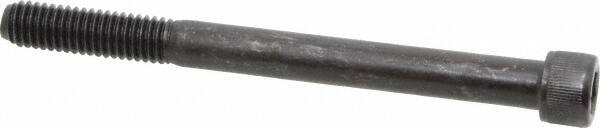 Value Collection - 3/8-16 UNC Hex Socket Drive, Socket Cap Screw - Alloy Steel, Black Oxide Finish, Partially Threaded, 4-1/4" Length Under Head - Benchmark Tooling