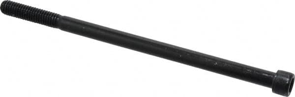 Value Collection - 3/8-16 UNC Hex Socket Drive, Socket Cap Screw - Alloy Steel, Black Oxide Finish, Partially Threaded, 7" Length Under Head - Benchmark Tooling