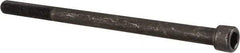 Value Collection - 3/8-24 UNF Hex Socket Drive, Socket Cap Screw - Alloy Steel, Black Oxide Finish, Partially Threaded, 6" Length Under Head - Benchmark Tooling