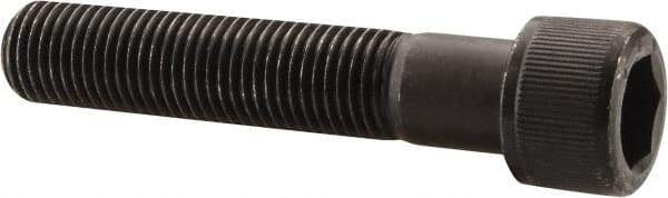 Value Collection - 7/16-20 UNF Hex Socket Drive, Socket Cap Screw - Alloy Steel, Black Oxide Finish, Partially Threaded, 2-1/4" Length Under Head - Benchmark Tooling