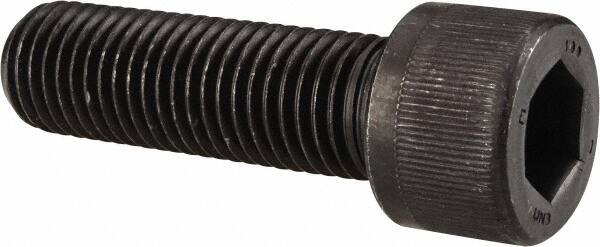 Value Collection - 9/16-18 UNF Hex Socket Drive, Socket Cap Screw - Alloy Steel, Black Oxide Finish, Fully Threaded, 1-1/2" Length Under Head - Benchmark Tooling