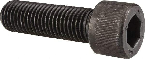 Value Collection - 9/16-18 UNF Hex Socket Drive, Socket Cap Screw - Alloy Steel, Black Oxide Finish, Fully Threaded, 2" Length Under Head - Benchmark Tooling